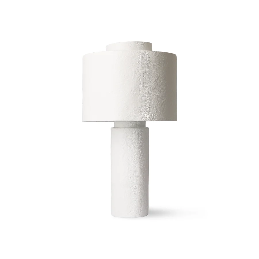 HKLIVING tafellamp Gesso – mat wit