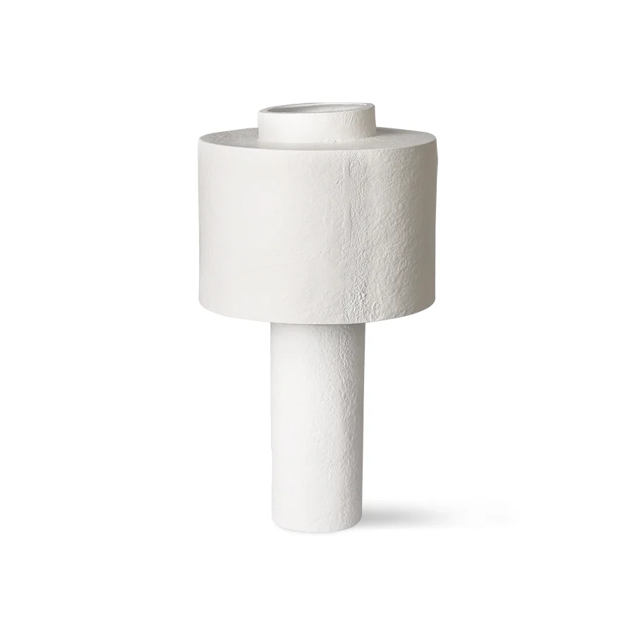 HKLIVING tafellamp Gesso – mat wit