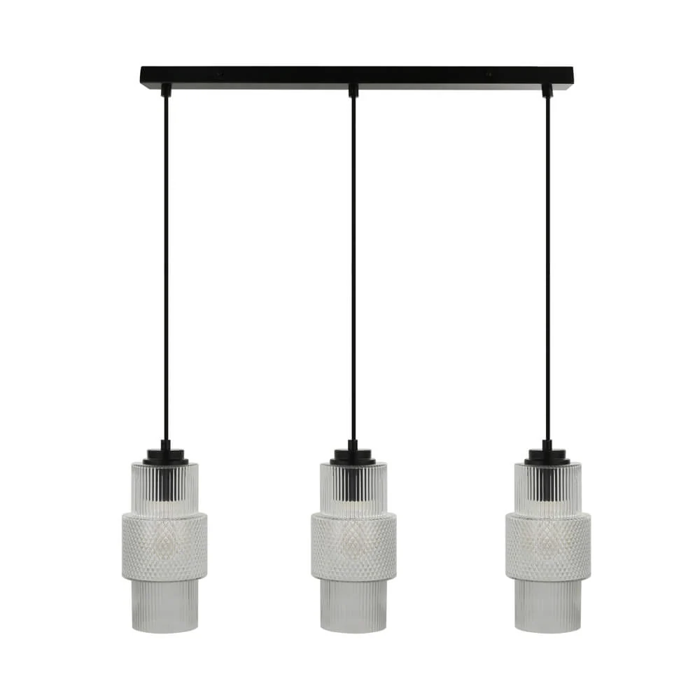 HOME DELUXE Hanglamp van Glas YUKI - Transparant