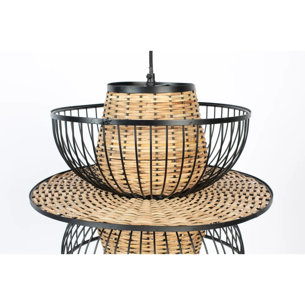 Housecraft Living Carmen Hanglamp L - Zwart