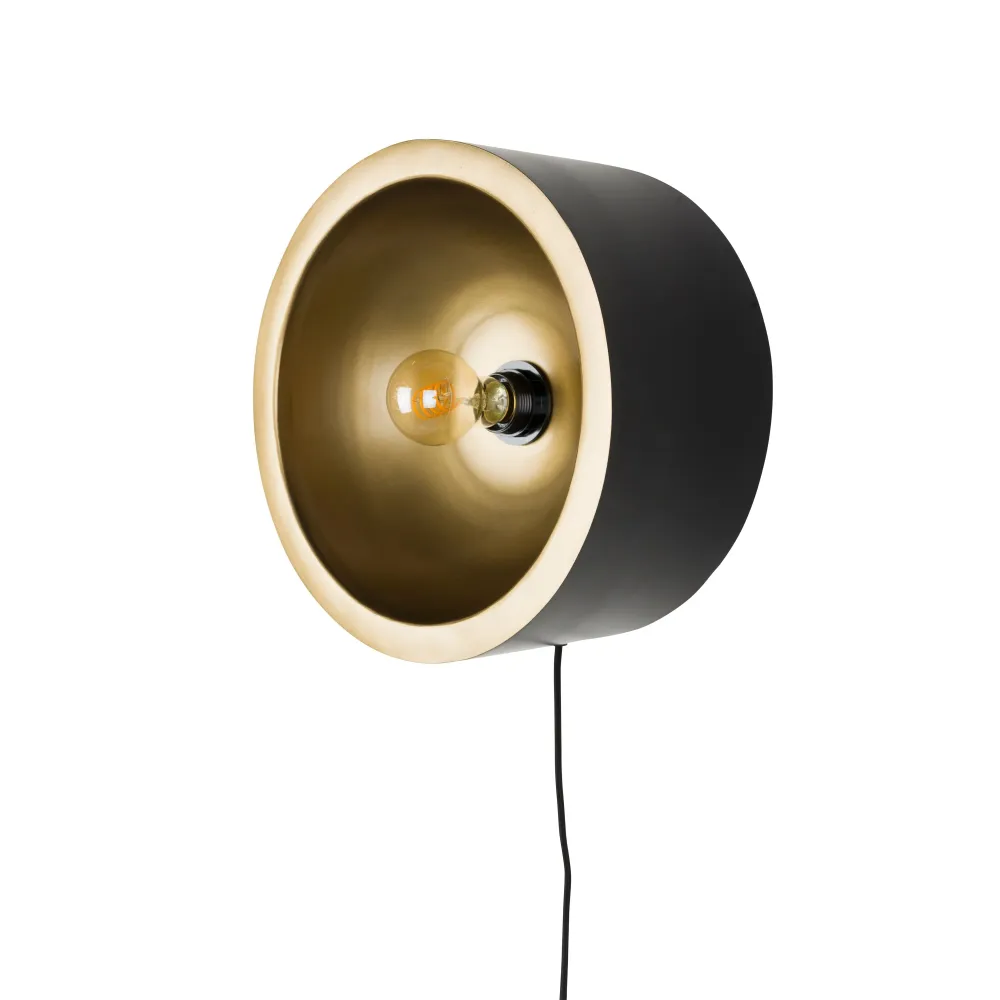 Housecraft Living Wandlamp Sunny Rond L - Zwart