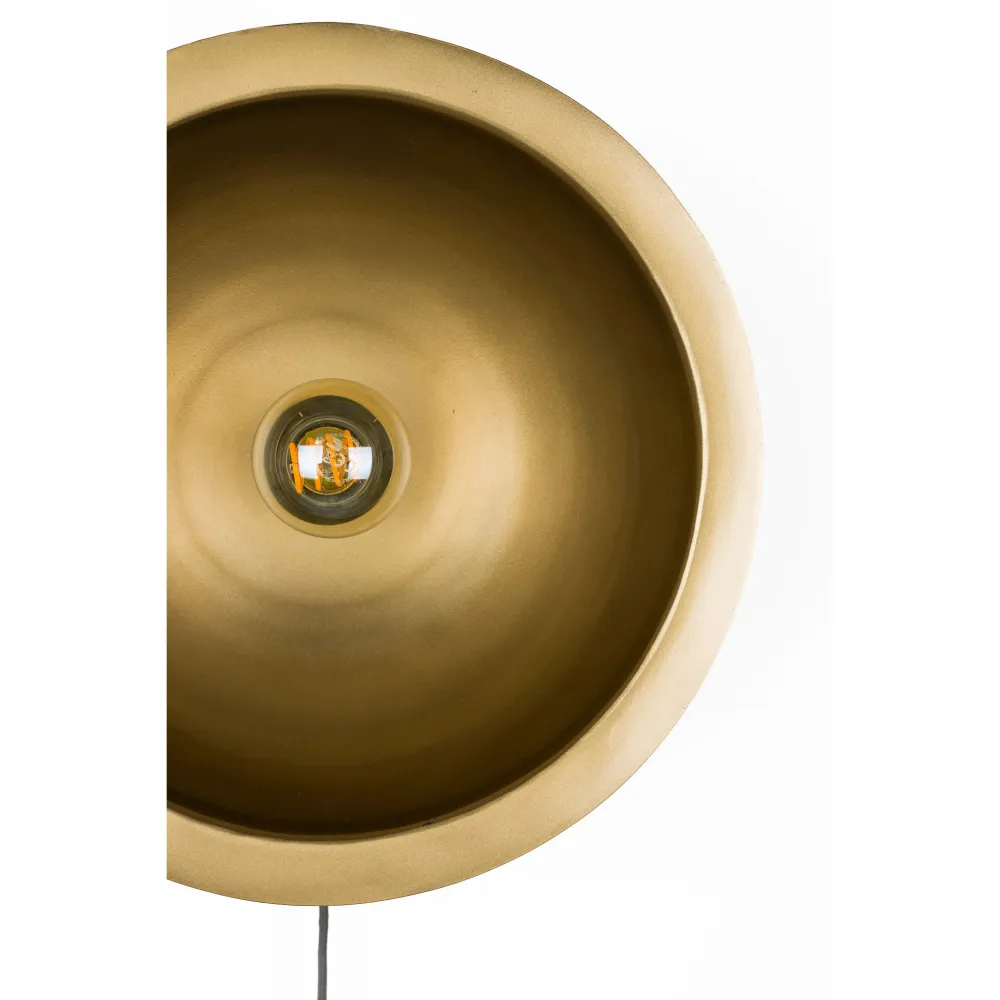 Housecraft Living Wandlamp Sunny Rond L - Zwart