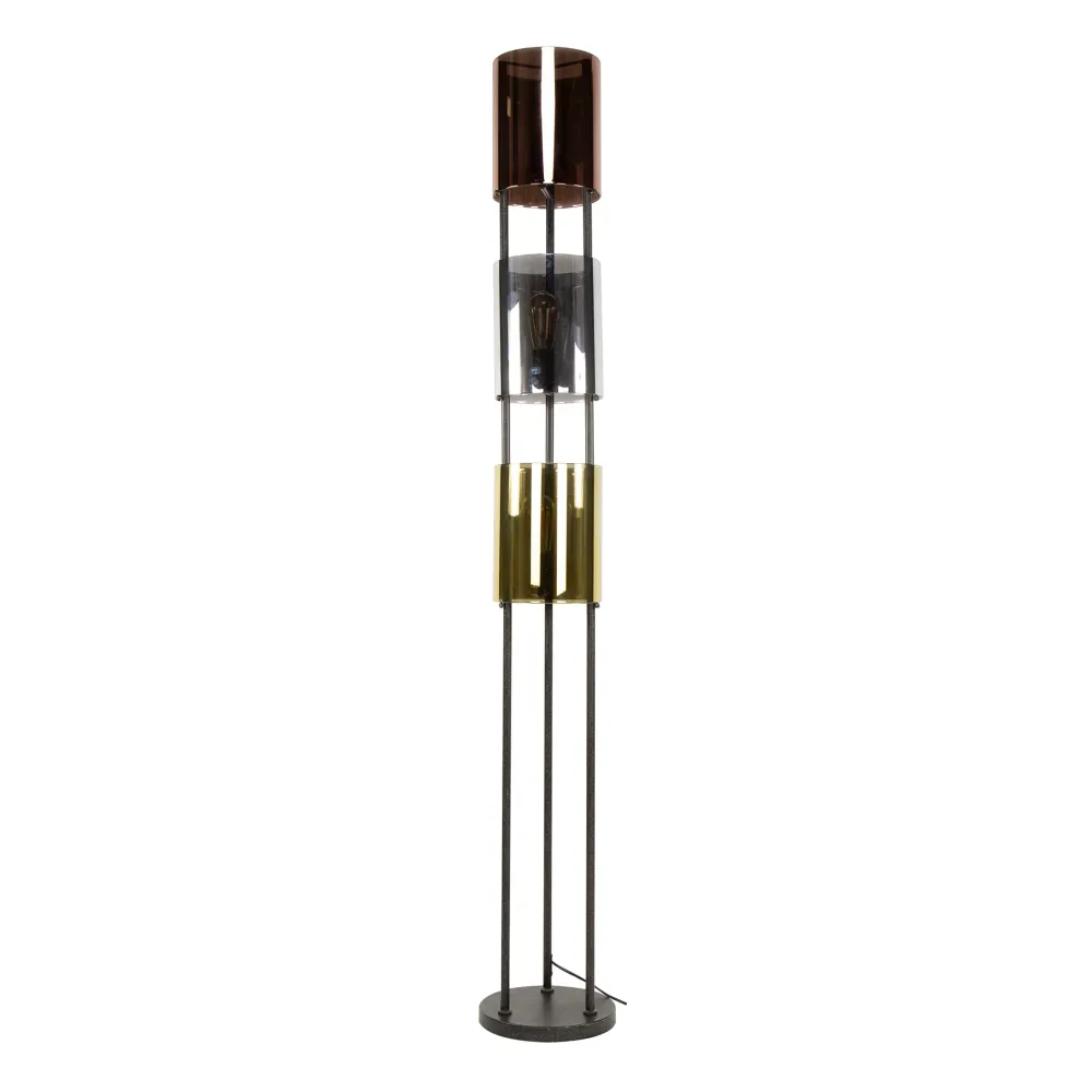 Hoyz Collection - Vloerlamp Lucente Tricolore 3-lichts - Artic Zwart
