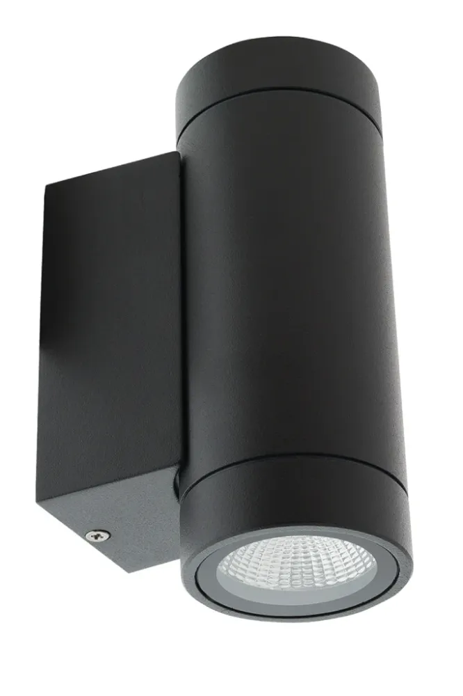 Hq Hqledwlout01 Led Wandlamp Voor Buiten 6 W 190 Lm Zwart
