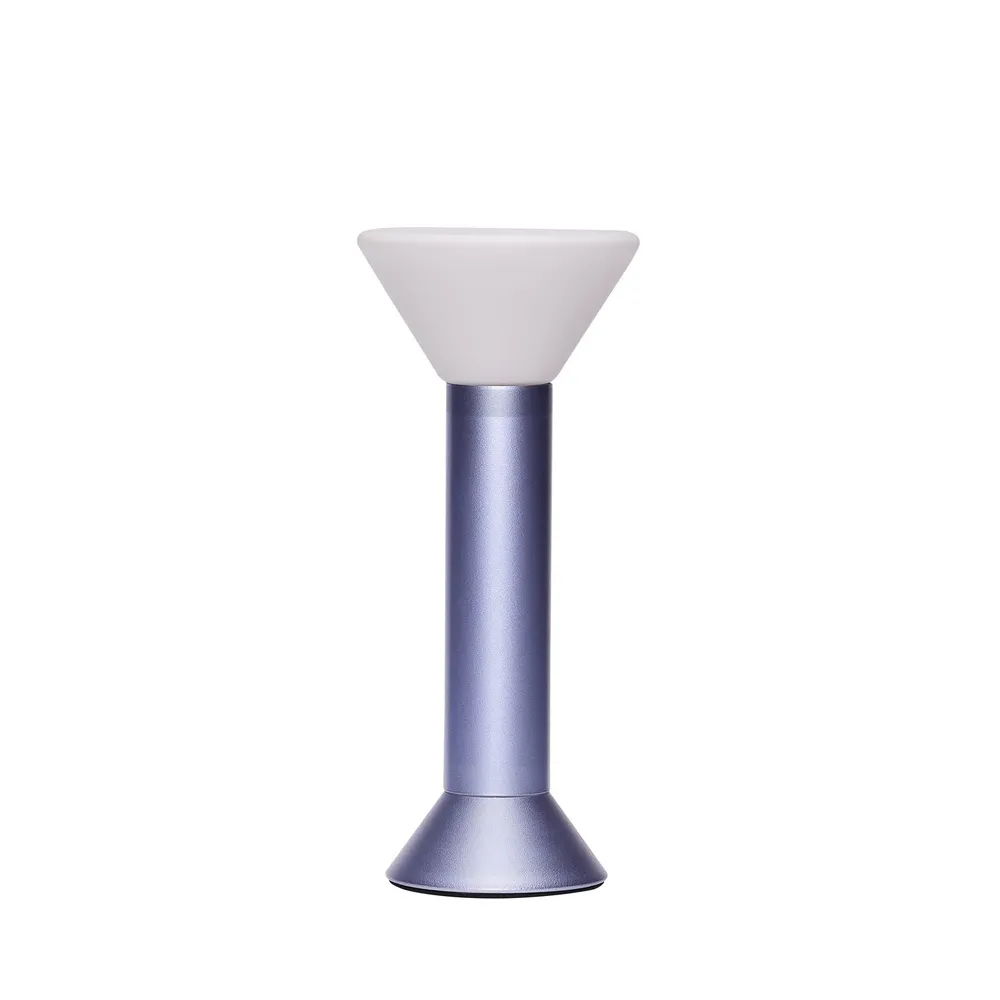 Hübsch draagbare lamp Flash - glas/ijzer - ø14xh30cm, led, 3w Hubsch