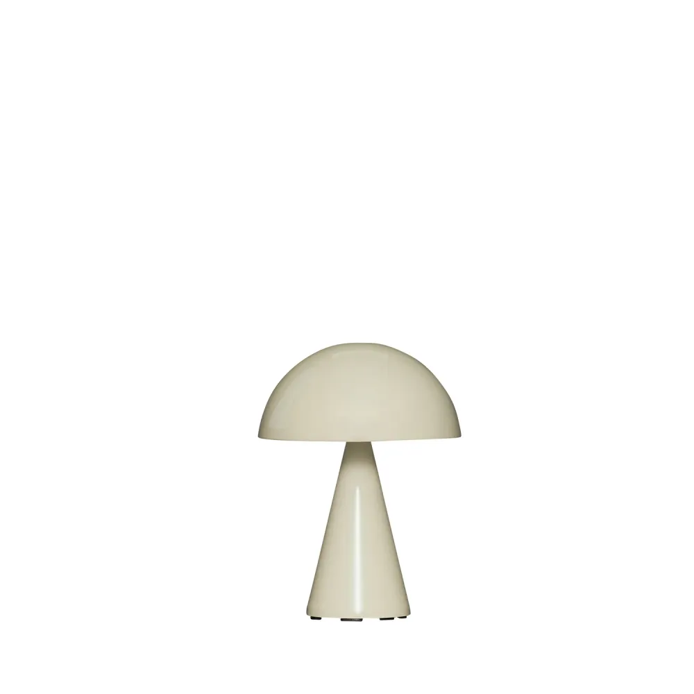 Hübsch draagbare lamp Mush - ijzer/polycarbonaat - ø15xh20cm led Hubsch