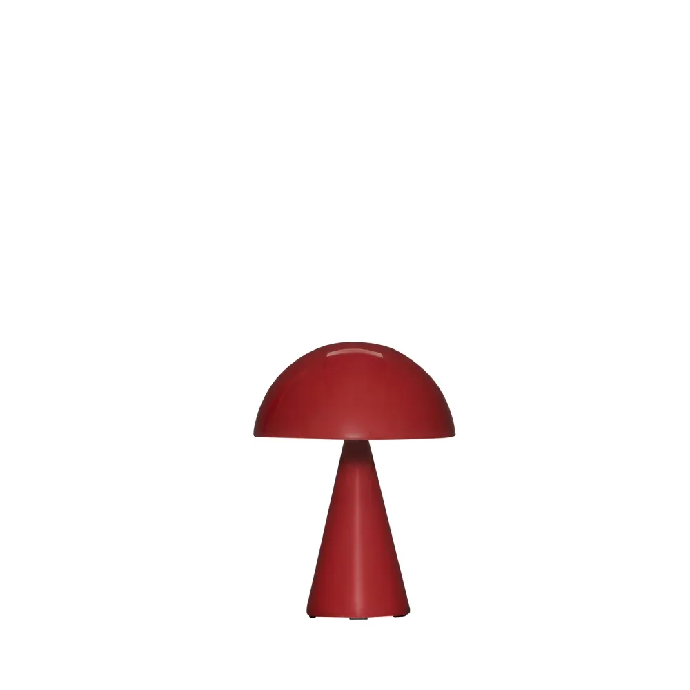 Hübsch draagbare lamp Mush - ijzer/polycarbonaat - ø15xh20cm led Hubsch