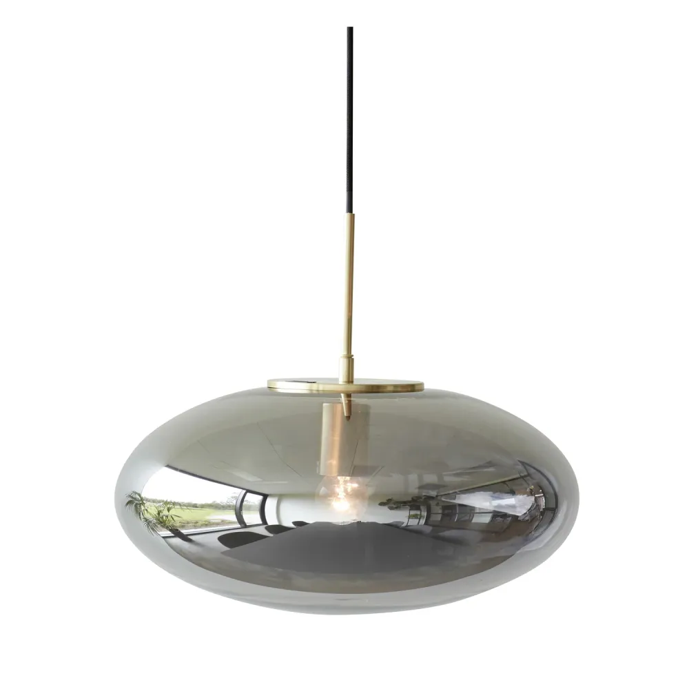 Hübsch - glas/ijzer - ø40xh36cm, e27/40w Hubsch
