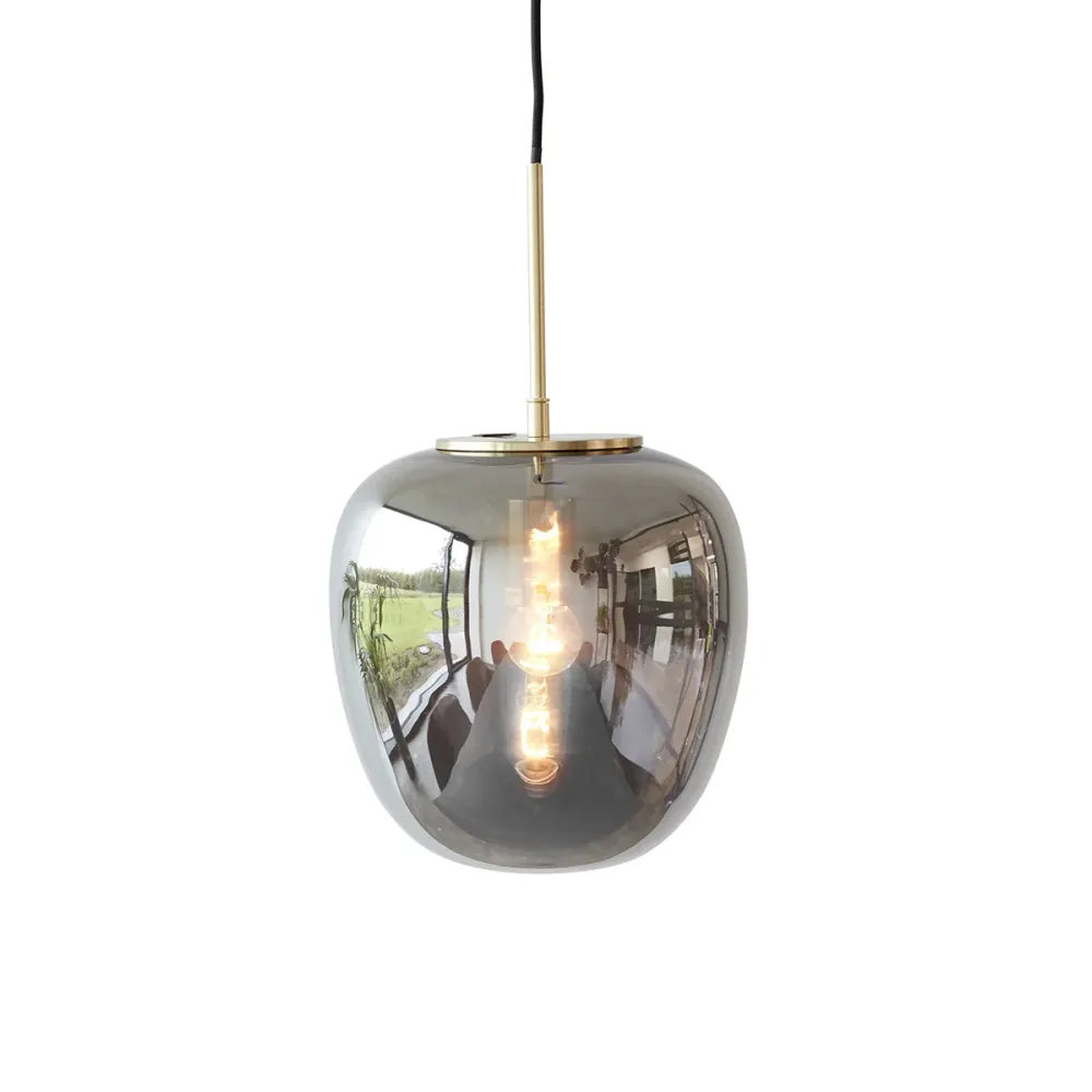 Hübsch hanger Reflect - glas/ijzer - ø25xh36cm, e27 Hubsch