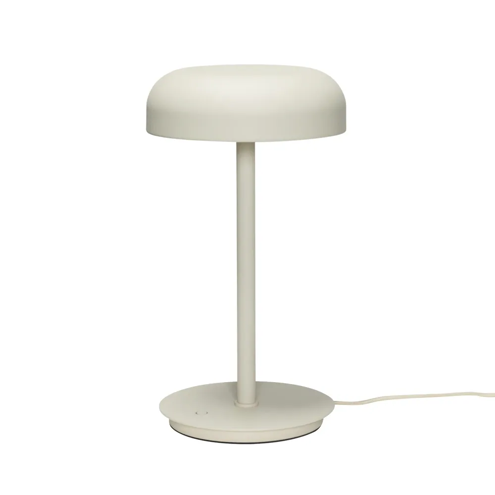 Hübsch tafellamp Velo - ijzer/polycarbonaat - ø20xh37cm, integreret Hubsch