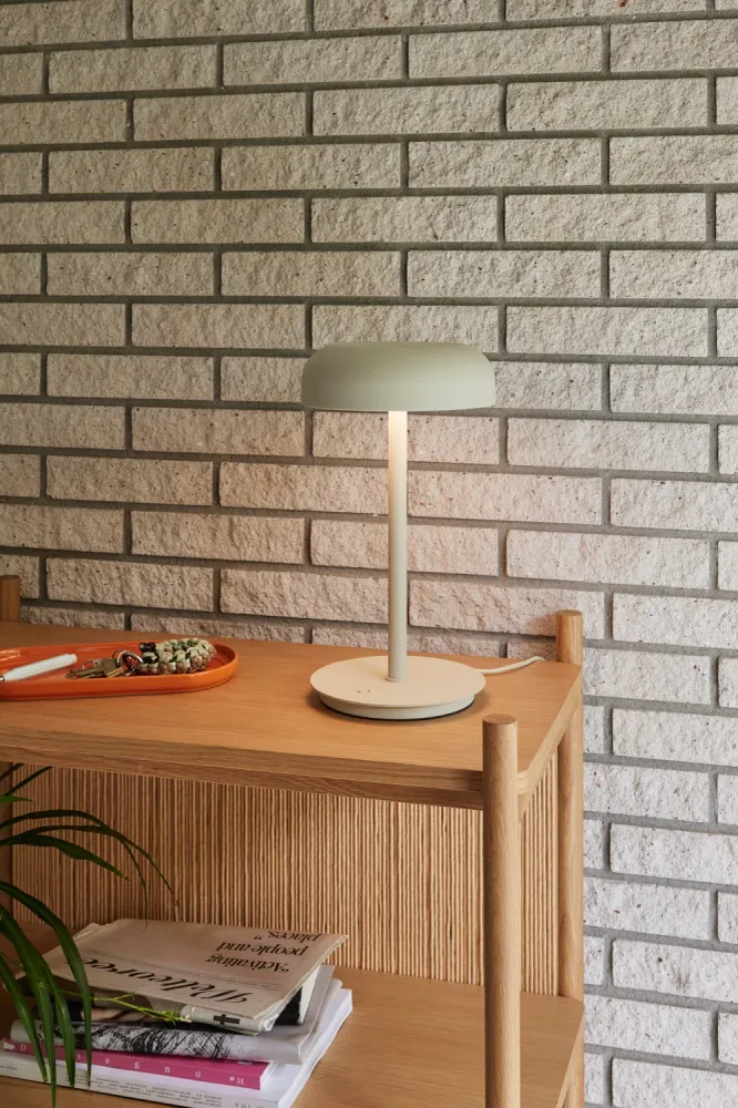 Hübsch tafellamp Velo - ijzer/polycarbonaat - ø20xh37cm, integreret Hubsch