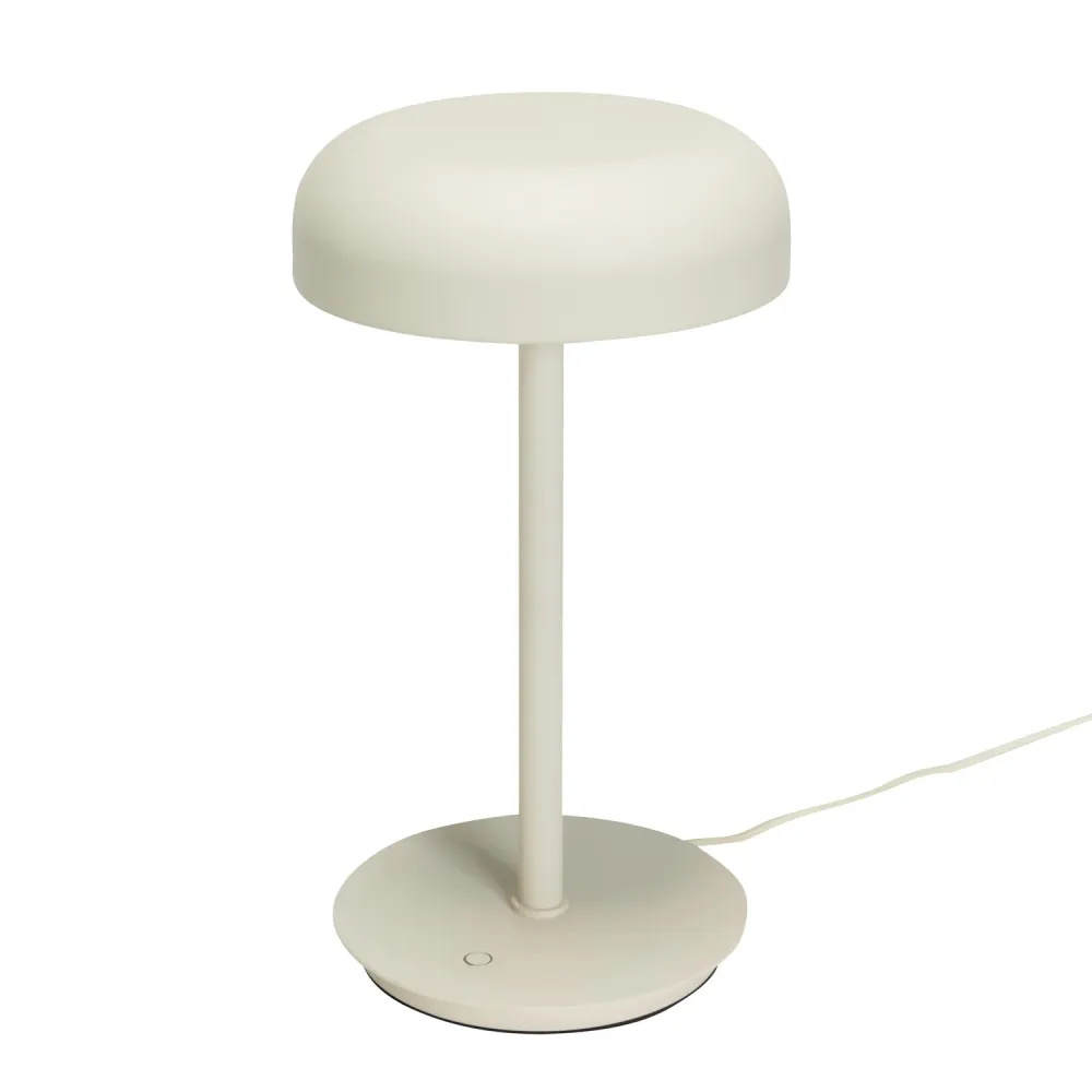Hübsch tafellamp Velo - ijzer/polycarbonaat - ø20xh37cm, integreret Hubsch