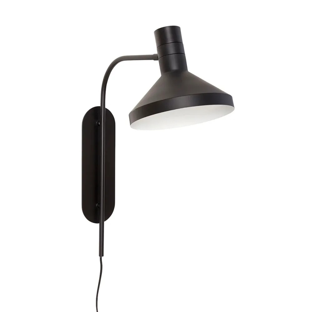 Hübsch wandlamp Studio - ijzer - 23x43xh56cm, e27 Hubsch