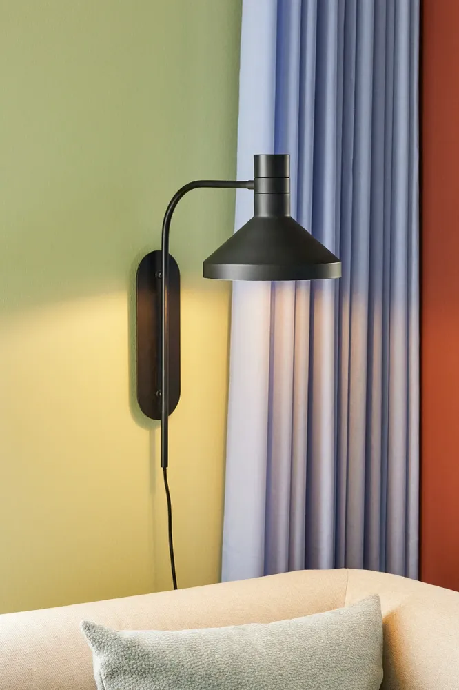 Hübsch wandlamp Studio - ijzer - 23x43xh56cm, e27 Hubsch