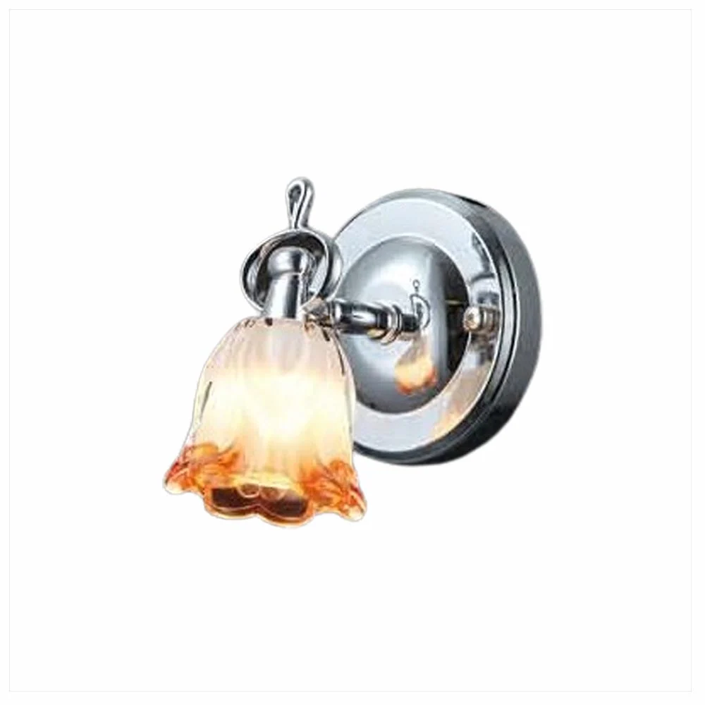 ARBOTANTE PANT FLOR CRISTAL AMBAR1 LUZ LED 3W 3 CAMBIOS DE LUZ IIDSA