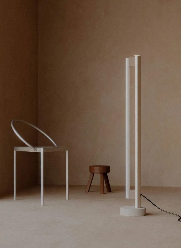 Eiffel Floor Lamp, Single, Stainless Steel - Frama Interior Objects