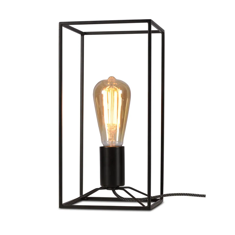 it's about RoMi tafellamp Antwerp - zwart - 15x15x30cm