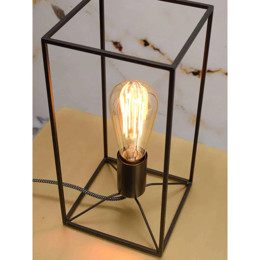 it's about RoMi tafellamp Antwerp - zwart - 15x15x30cm