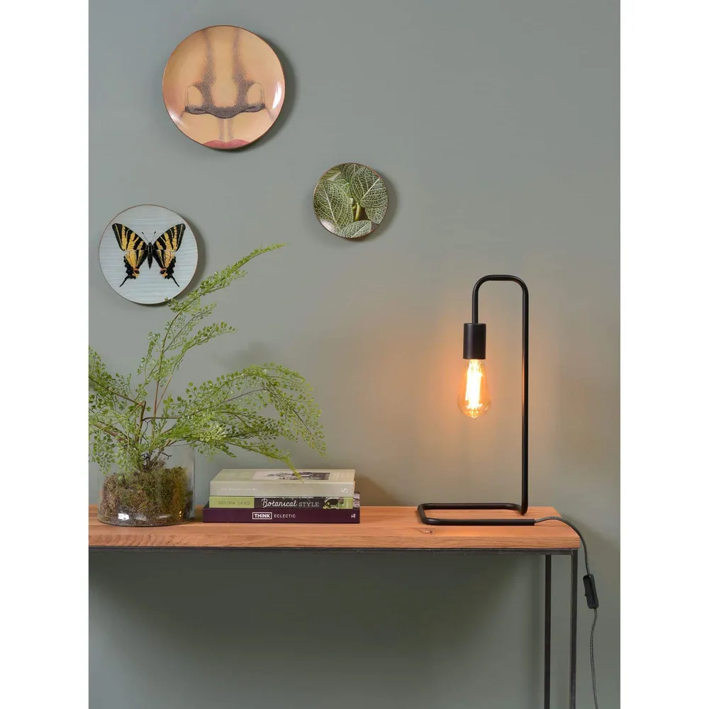 it's about RoMi tafellamp London - zwart - 20x20x45cm