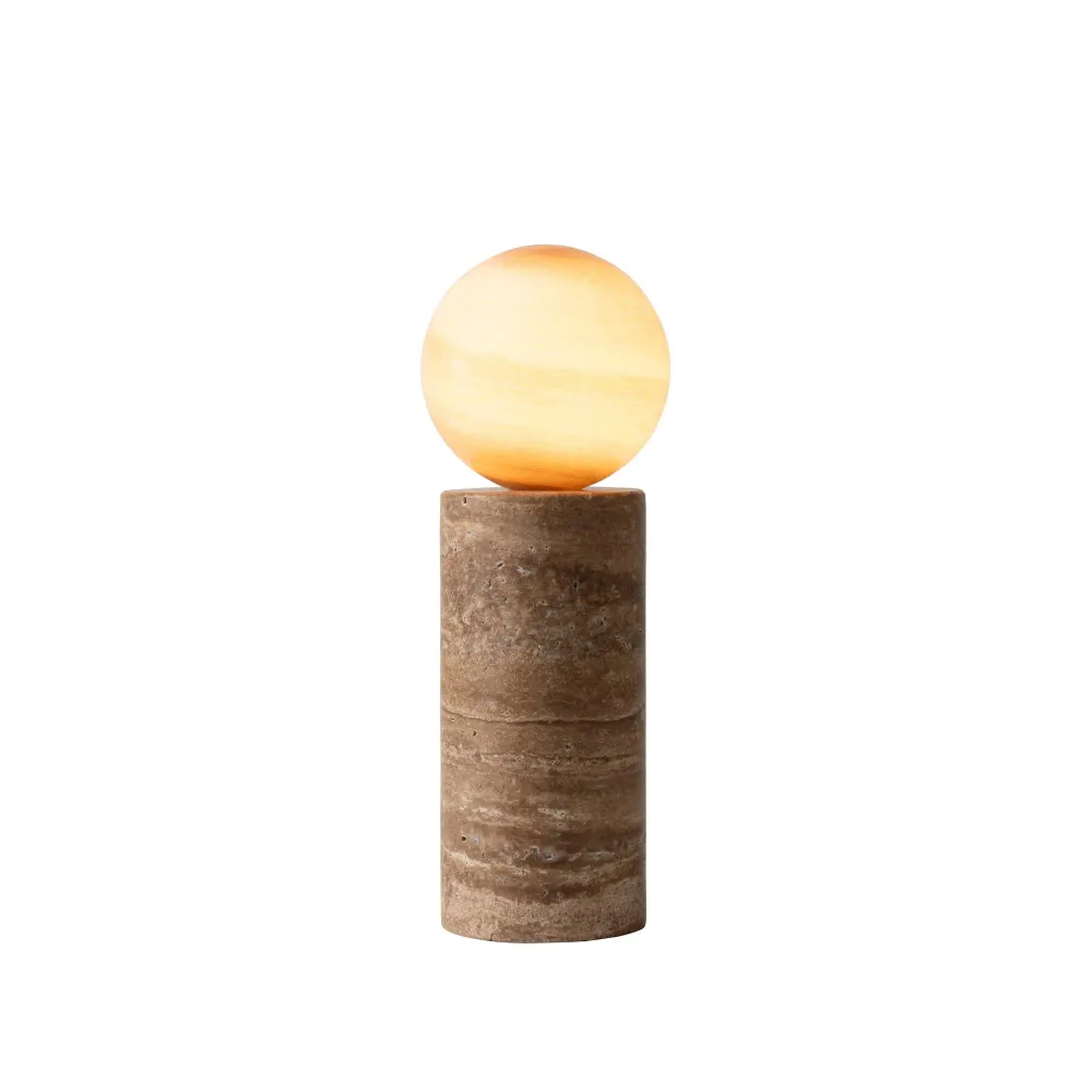 it's about RoMi tafellamp Tivoli - bruin - Ø12cm