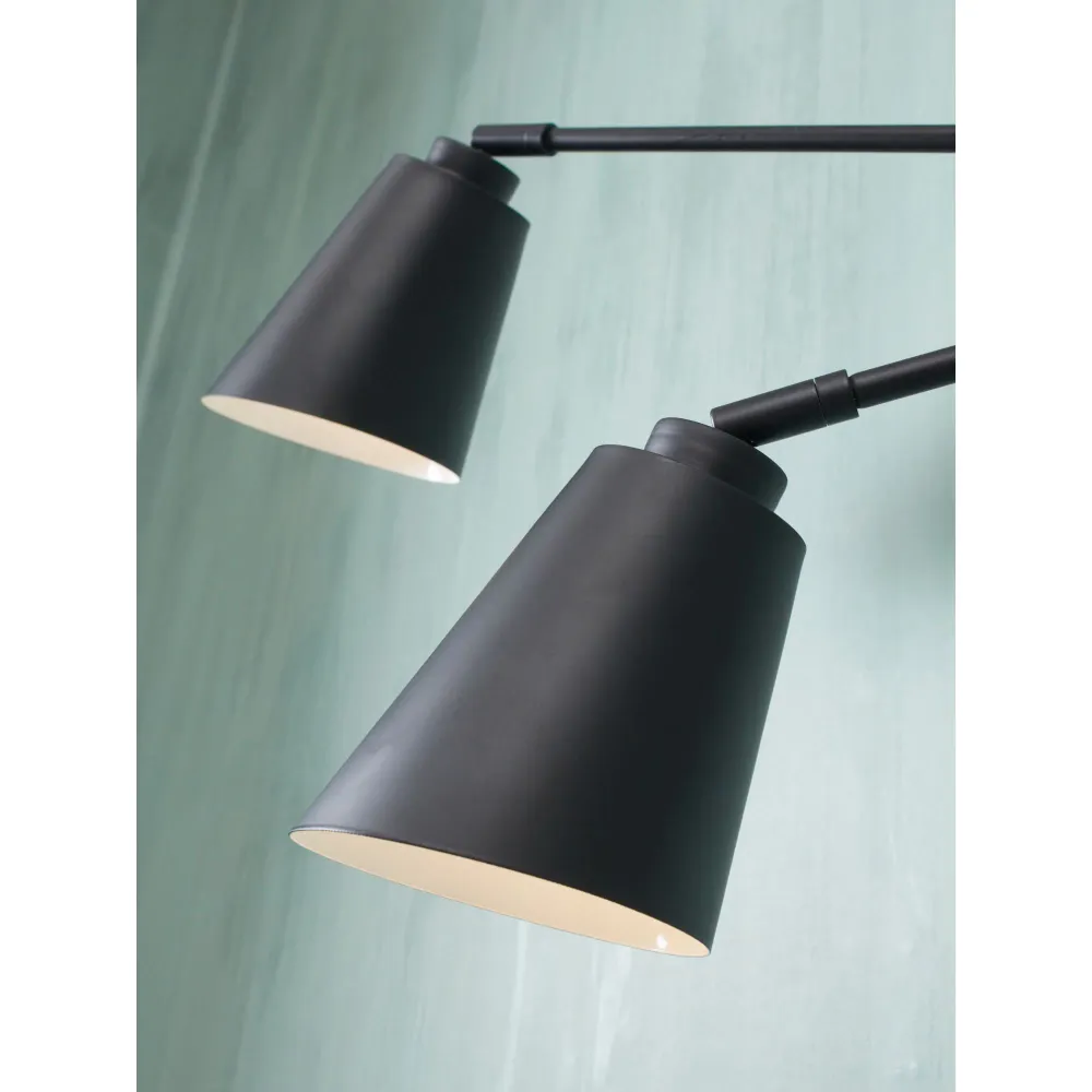 it's about RoMi wandlamp Bremen - zwart - 130x60x49cm