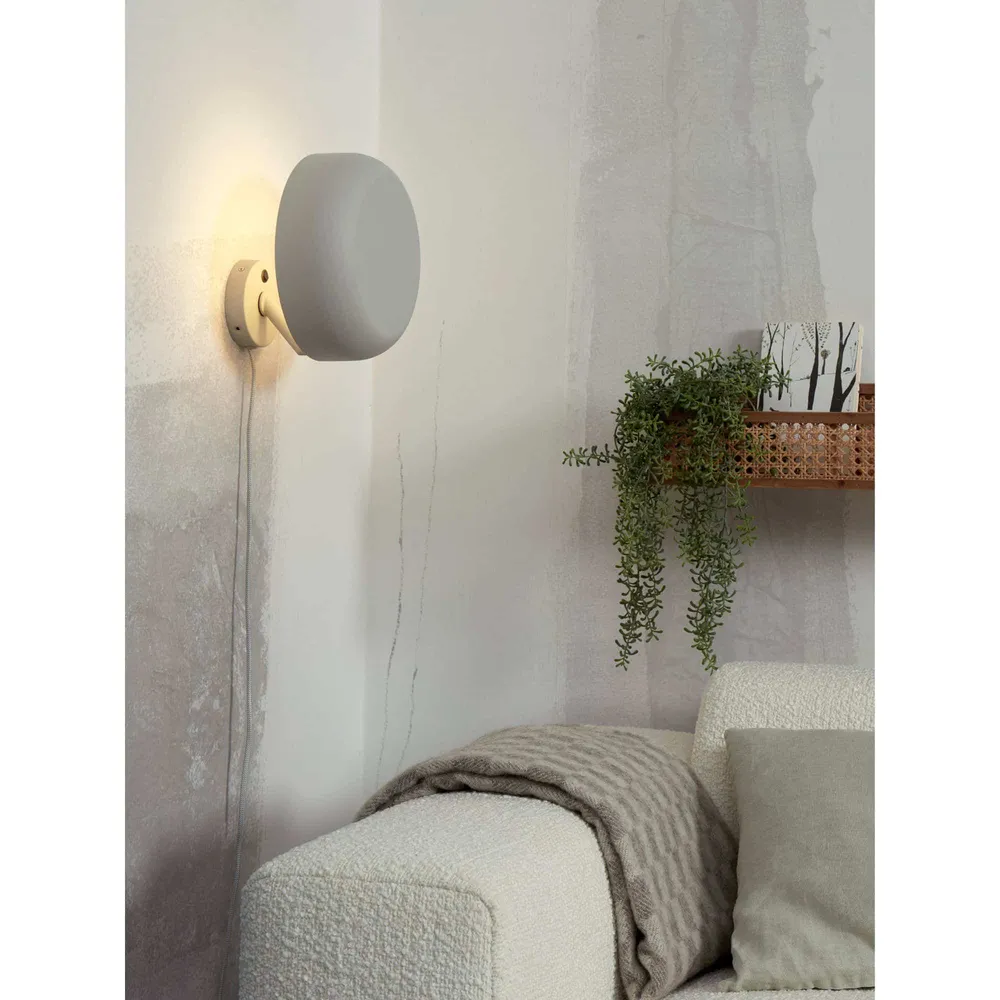 it's about RoMi wandlamp Porto - grijs - Ø25cm