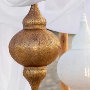 J-Line hanglamp Boor - metaal - goud - small