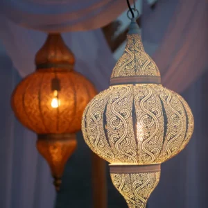 J-Line hanglamp Boor - metaal - wit - small