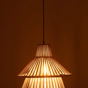 J-Line hanglamp Lagen - hout - naturel - large