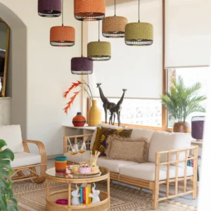 J-Line hanglamp - metaal - paars
