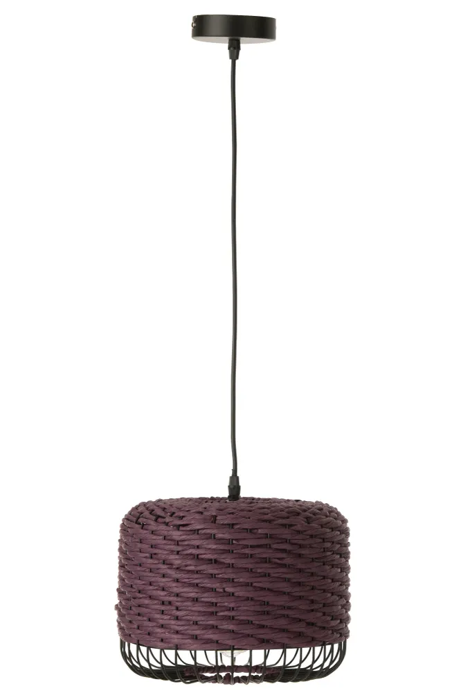 J-Line hanglamp - metaal - paars
