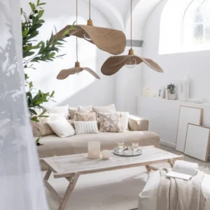 J-Line hanglamp Moonj - jute - naturel - small