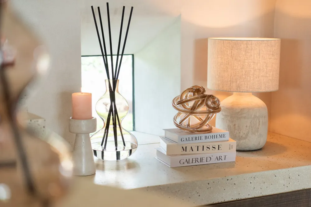 J-Line lamp Mia - keramiek/terracotta - beige - small
