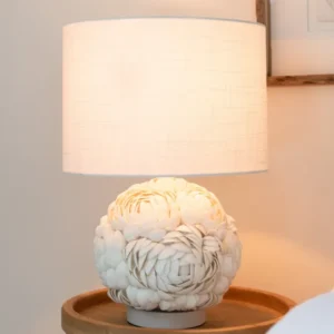 J-Line lamp - schelp - wit - large