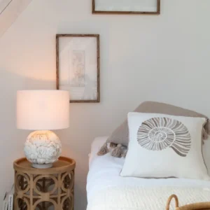 J-Line lamp - schelp - wit - small