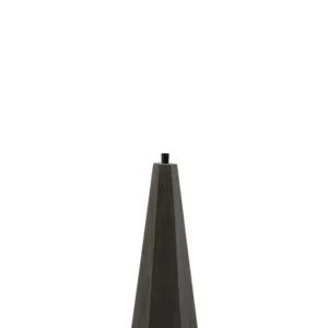 J-Line lampenvoet Octogonaal - hout - zwart - small