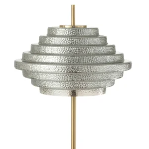 J-Line tafellamp - goud - metaal/glas - goud - LED lichtjes