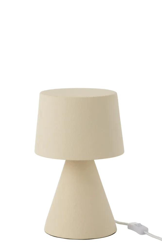 J-Line tafellamp Small Kap - keramiek - beige