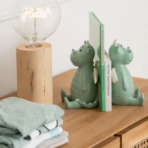 J-Line tafellamp Socket Silas Hoog - hout - naturel