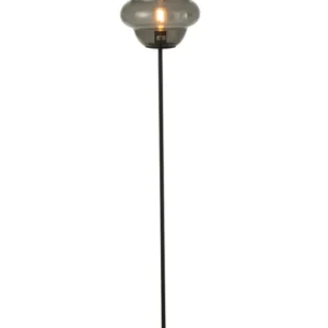 J-Line vloerlamp Honinlepel - glas - grijs