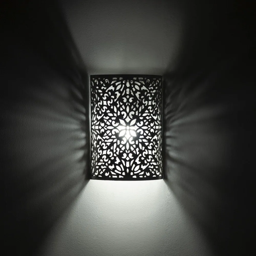 Jasima Marokkaanse aluminium wandlamp