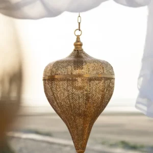 J-Line Belvivere Druppel Hanglamp Metaal Goud Large