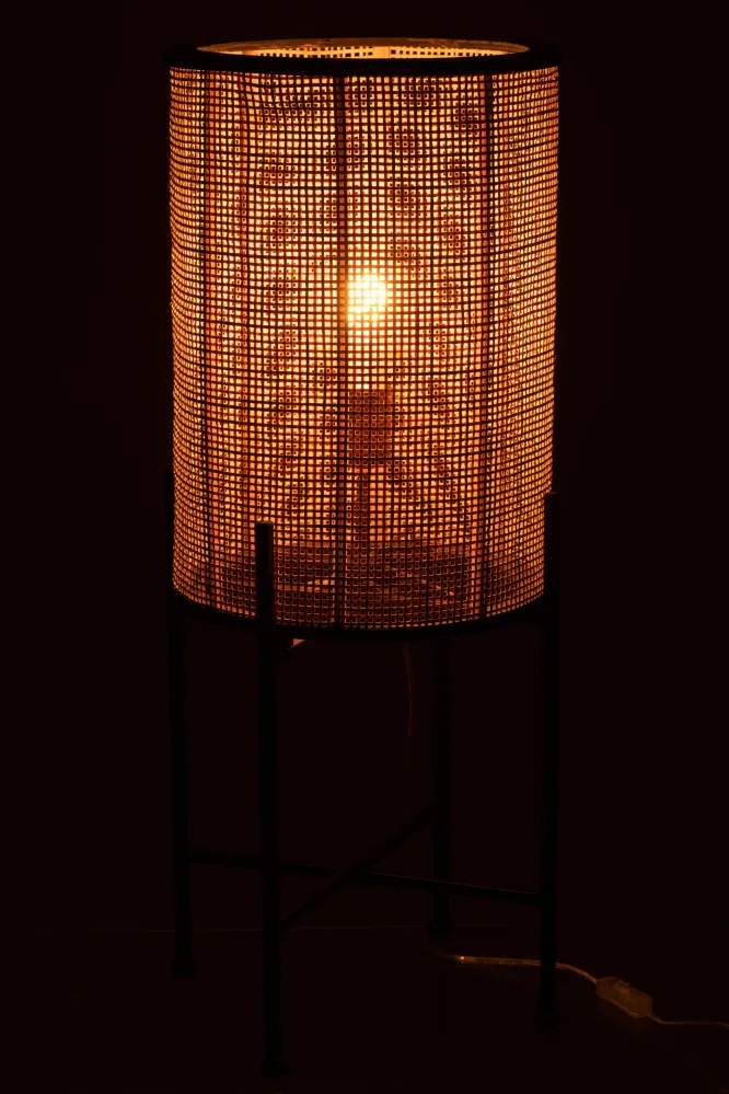 J-Line Belvivere Staande Lamp Clear Bamboo