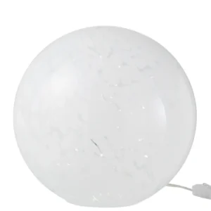 J-Line Lamp Dany Vlekken Rond Glas Wit Large