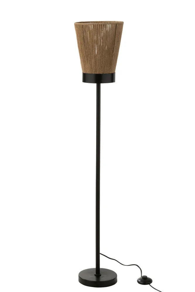 J-Line Staanlamp Luna Jute Beige Large