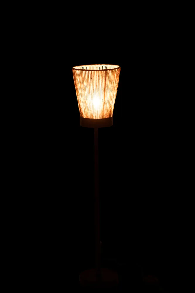 J-Line Staanlamp Luna Jute Beige Medium