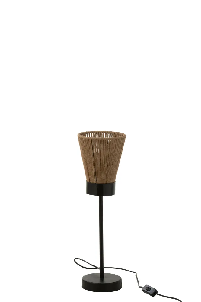 J-Line Staanlamp Luna Jute Beige Small