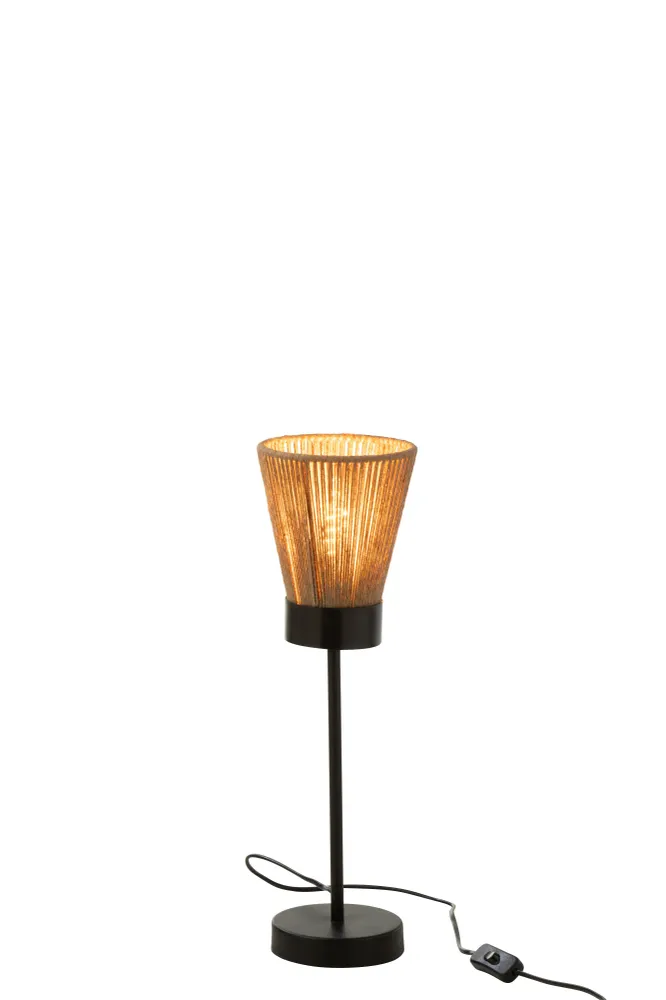 J-Line Staanlamp Luna Jute Beige Small