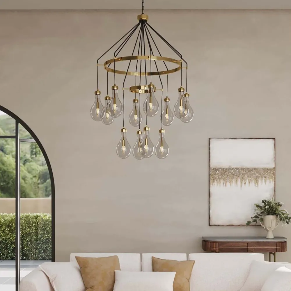 Kare Design Hanglamp Bell Highlight goud