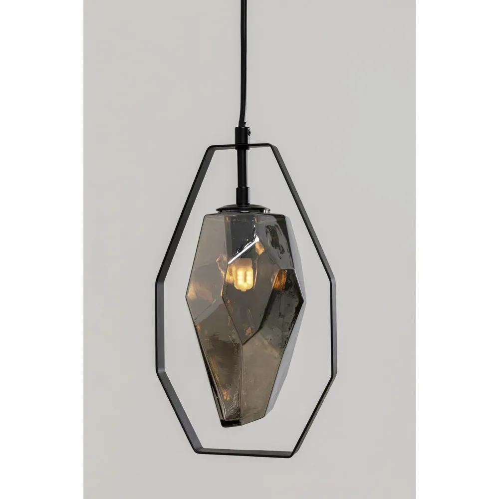 Kare Design Hanglamp Diamond Fever 17cm zwart